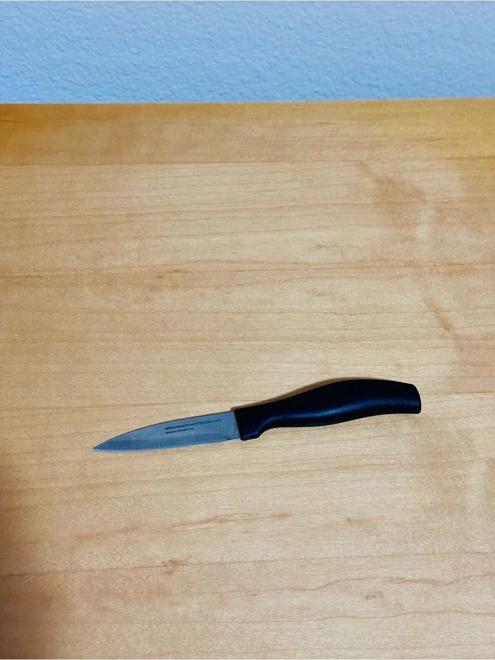 Classic Black Paring Knife with Non-Slip Handle